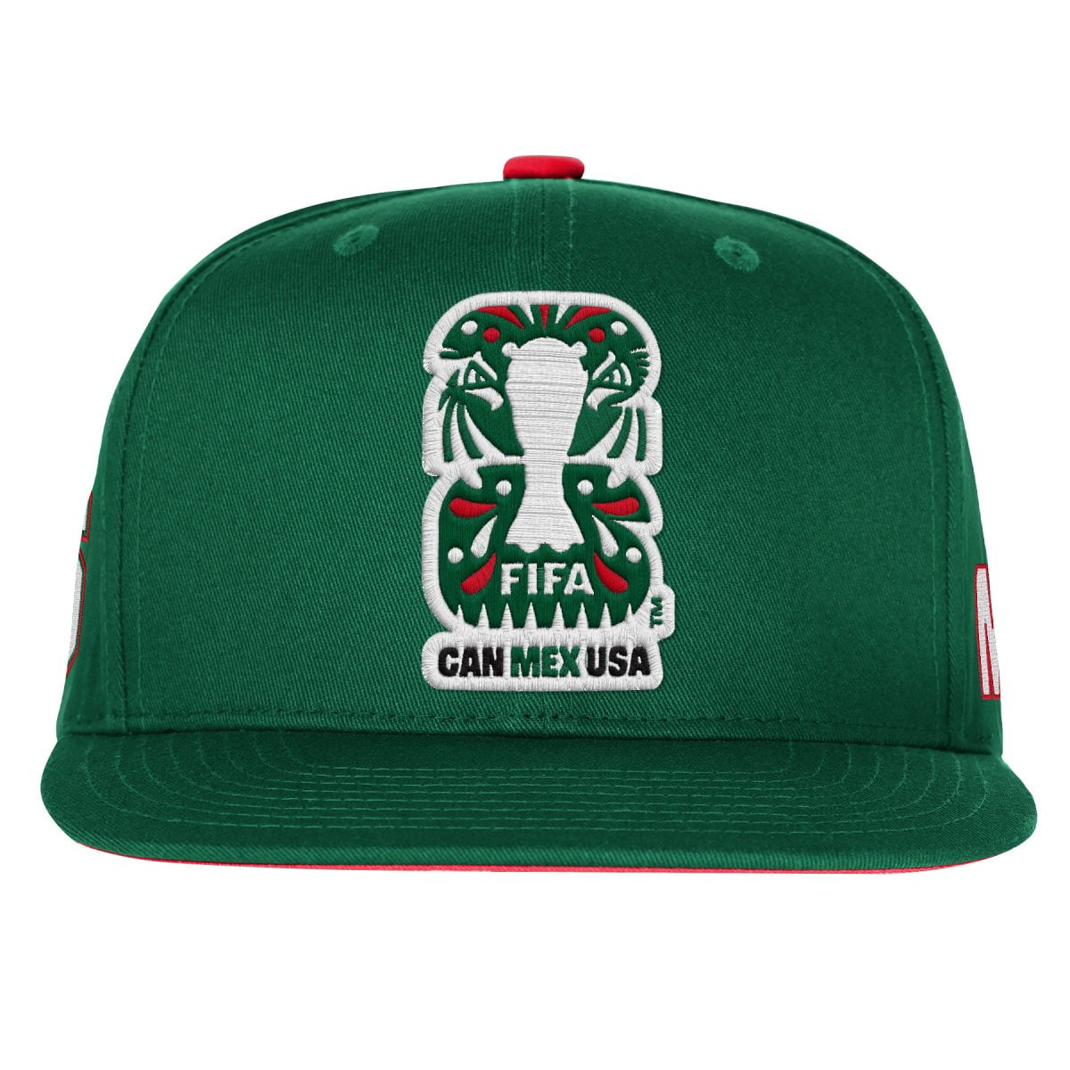 FIFA World Cup 2026 Men's Green Mexico FIFA 26 Flat Brim Snapback Soccer Hat