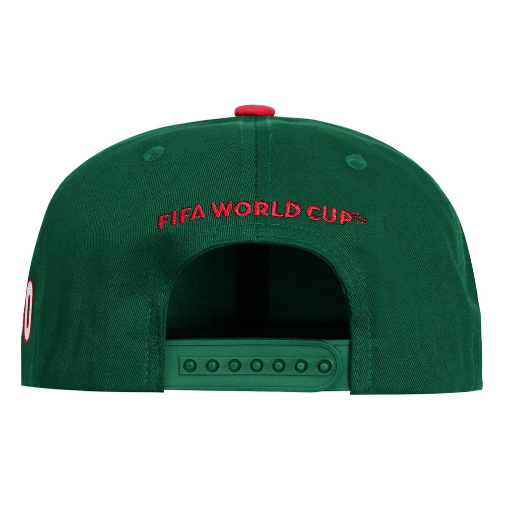 FIFA World Cup 2026 Men's Green Mexico FIFA 26 Flat Brim Snapback Soccer Hat