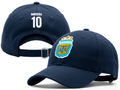 Icon Sports Argentina AFA Messi #10 Adjustable Hat, 100% Cotton, Adult OSFM