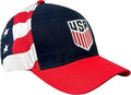 Icon Sports U.S. Soccer American Flag Cap, 100% Cotton, Blue, OSFM, 1-Pack