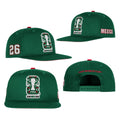 FIFA World Cup 2026 Men's Green Mexico FIFA 26 Flat Brim Snapback Soccer Hat