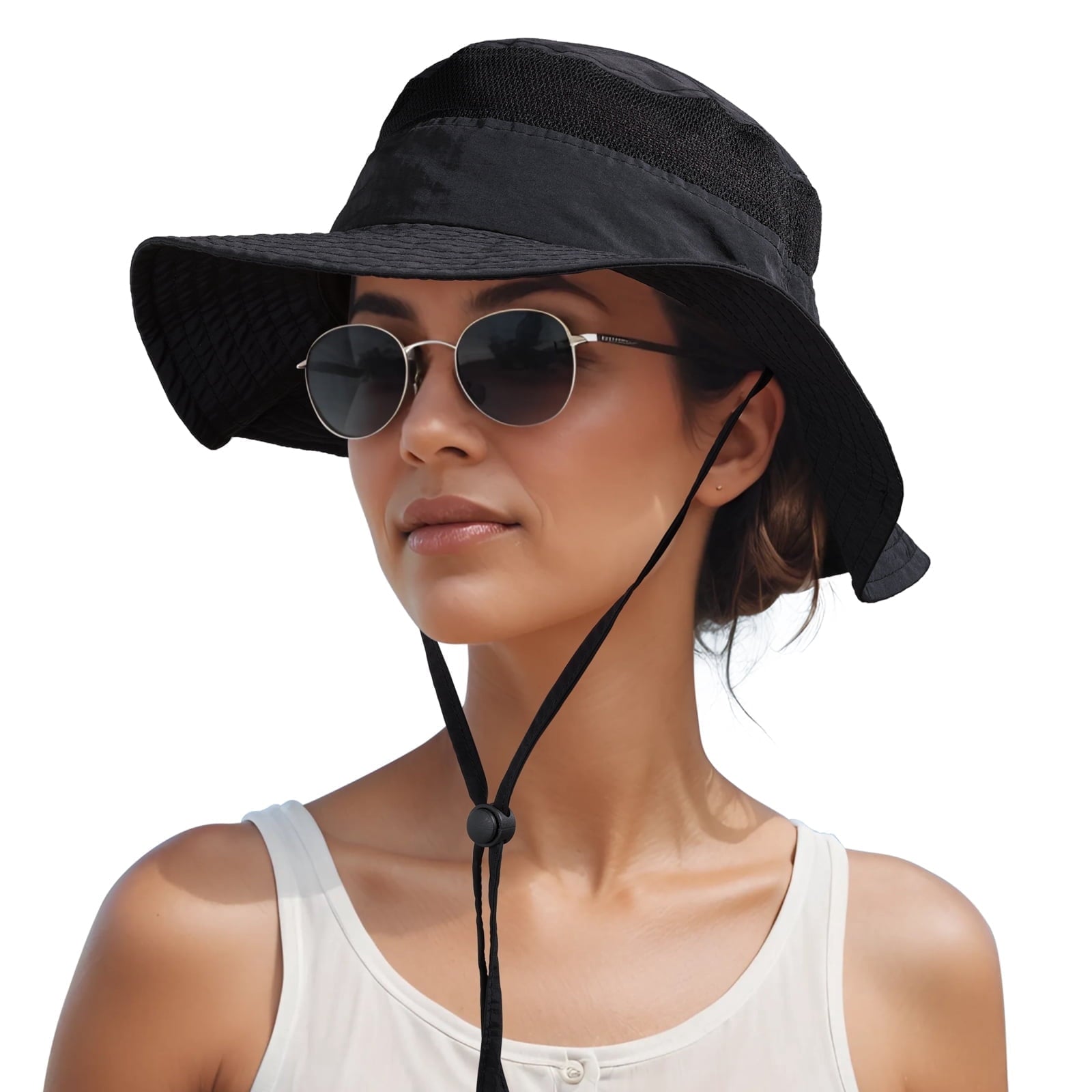 OZERO Sun Hat for Men Women：UV Protection Breathable Wide Brim Bucket Hat for Summer Fishing, Hiking, Camping Lightweight Outdoor Adventure Cap